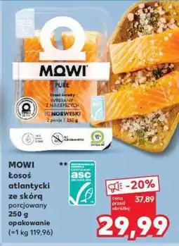 Kaufland MOWI Łosoś atlantycki ze skórą porcjowany oferta