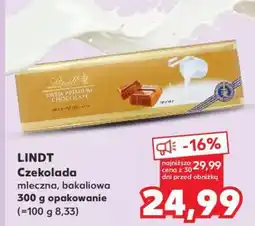 Kaufland LINDT Czekolada mleczna, bakaliowa oferta