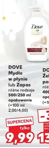 Kaufland DOVE Mydło w płynie lub Zapas oferta