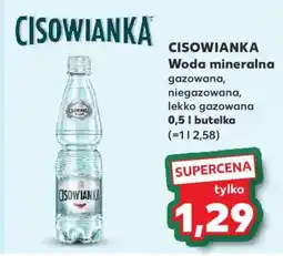 Kaufland CISOWIANKA Woda mineralna oferta