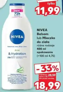 Kaufland NIVEA Balsam lub Mleczko do ciała oferta