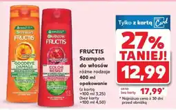 Kaufland FRUCTIS Szampon do włosów różne rodzaje 400 ml opakowanie oferta