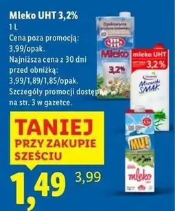 Lidl Mleko 3.2% Mu! oferta