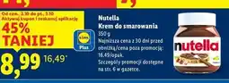 Lidl Krem czekoladowo-orzechowy Nutella oferta