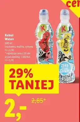 Lidl Woda malinowa Kubuś Waterrr oferta