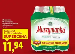 Lidl Woda niegazowana Muszynianka oferta