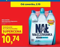 Lidl Woda niegazowana Nałęczowianka oferta