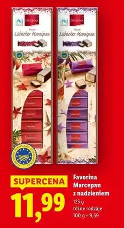 Lidl Chlebek marcepanowy z rodzynkami w czekoladzie mlecznej Favorina oferta