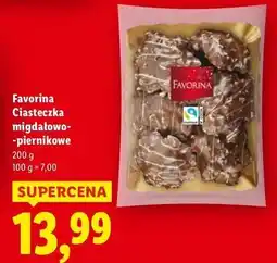 Lidl Ciastka migdałowo-piernikowe Favorina oferta
