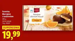 Lidl Marcepan z galaretką pomarańczową Favorina oferta