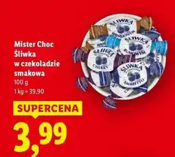Lidl Śliwki w czekoladzie Mister Choc oferta