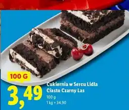 Lidl Ciasto czarny las Cukiernia Lidla oferta