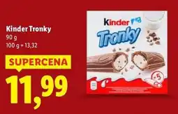 Lidl Batoniki Kinder Tronky oferta