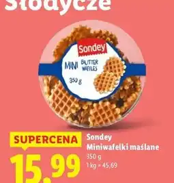 Lidl Minigofry maślane Sondey oferta