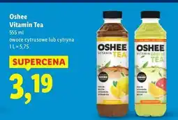 Lidl Napój zielona herbata owoce cytrusowe Oshee Vitamin oferta
