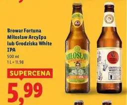 Lidl Piwo Grodziska White Ipa oferta