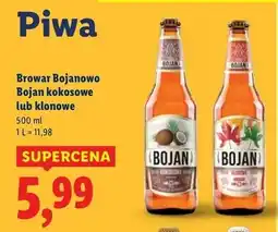 Lidl Piwo Bojan Klonowe oferta