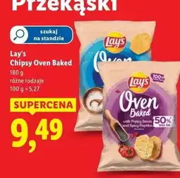 Lidl Chipsy z makiem i ostrą papryką Lay's Oven Baked (Prosto Z Pieca) oferta