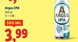 Lidl Piwo Argus Ipa oferta