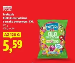 Lidl Kulki kukurydziane owocowe Fruitusie oferta