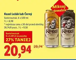 Lidl Piwo Kozel Cerny oferta