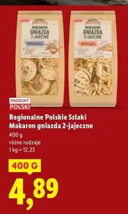 Lidl Makaron gniazda wstęgi Regionalne Szlaki oferta
