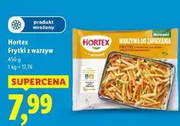 Lidl Warzywa do zapiekania frytki z batatów, kalarepy, fasolki szapragowej Hortex oferta