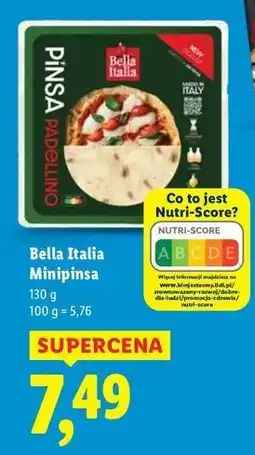 Lidl Pinsa padellino Bella Italia oferta