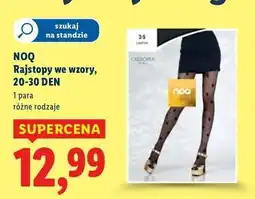 Lidl Rajstopy we wzory 20 den Noq oferta