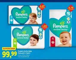 Lidl Pieluszki dla dzieci 6 Pampers Active Baby oferta