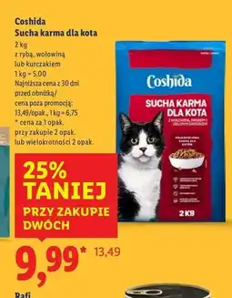 Lidl Karma dla kota z drobiem Coshida oferta