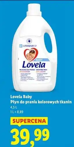 Lidl Mleczko do prania kolorów Lovela Baby oferta
