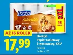 Lidl Papier toaletowy adorable Floralys oferta