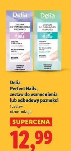 Lidl Zestaw do odbudowy paznokci Delia Cosmetics oferta