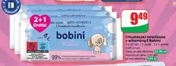 Dino Chusteczki z witaminą e Bobini Baby oferta