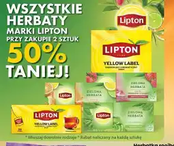 Dino Herbata truskawka i malina Lipton Green Tea oferta