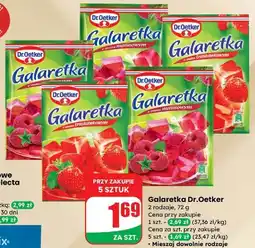 Dino Galaretka truskawkowa Dr. Oetker oferta