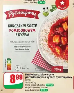 Dino Kurczak w sosie pomidorowym z ryżem Pyszniejemy oferta