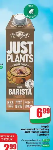 Dino Napój barista owies karmel Tymbark Just Plants oferta
