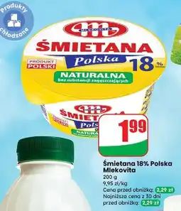 Dino Śmietana polska 18 % Mlekovita oferta