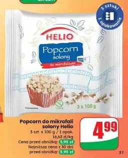 Dino Popcorn solony Helio oferta