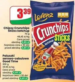 Dino Chipsy ketchupowe Crunchips Sticks oferta