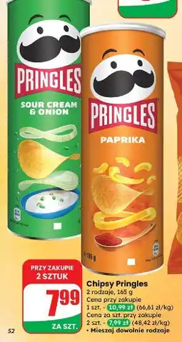 Dino Chipsy śmietankowo-cebulowe Pringles oferta