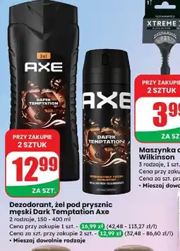 Dino Antyperspirant dry protection 48h Axe Dark Temptation oferta