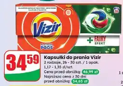 Dino Kapsułki do prania fairy effekt Vizir Platinum Pods oferta