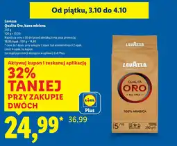 Lidl Kawa mielona Lavazza Qualita Oro 250g oferta
