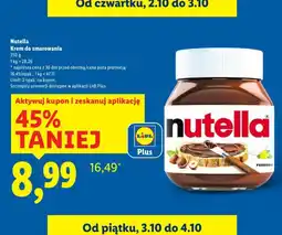 Lidl Krem do smarowania Nutella 350g oferta