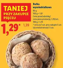 Lidl Bułka wysokobiałkowa Lidl oferta