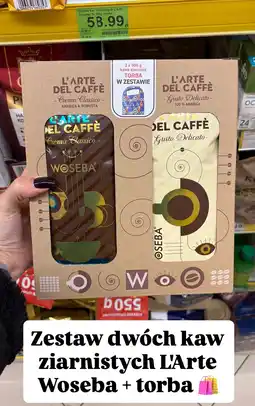 Dino Kawa ziarnista L'Arte Woseba 2x500g + torba oferta