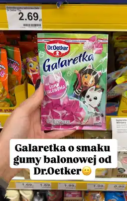 Dino Galaretka o smaku gumy balonowej 72g Dr.Oetker oferta